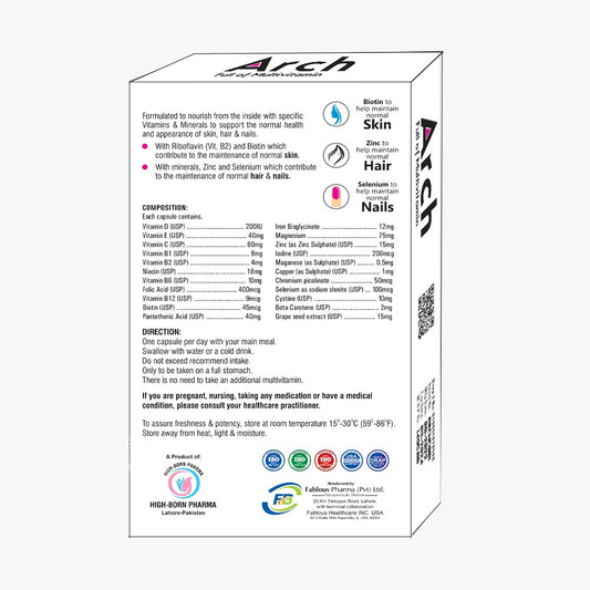 Arch Capsules Full of Multivitamin – Pack of 30